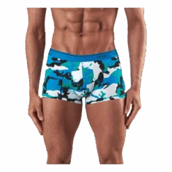 Calvin Klein Ck One Low Rise Trunk Blue/Patterned