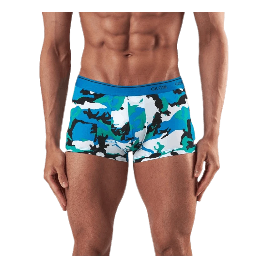 Calvin Klein Ck One Low Rise Trunk Blue/Patterned 3 Calvin Klein Ck One Low Rise Trunk Blue/Patterned