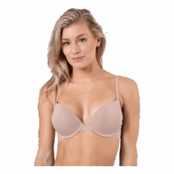 Calvin Klein Ck One Micro Push Up Plunge Beige