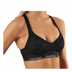 Calvin Klein Modern Cotton Dot Light Lined Bralette Black 7 Calvin Klein Modern Cotton Dot Light Lined Bralette Black -BJØRN BORG kauppa 8719852489049 003 54f8c89b30d04f9e959a5b67d7c9de48
