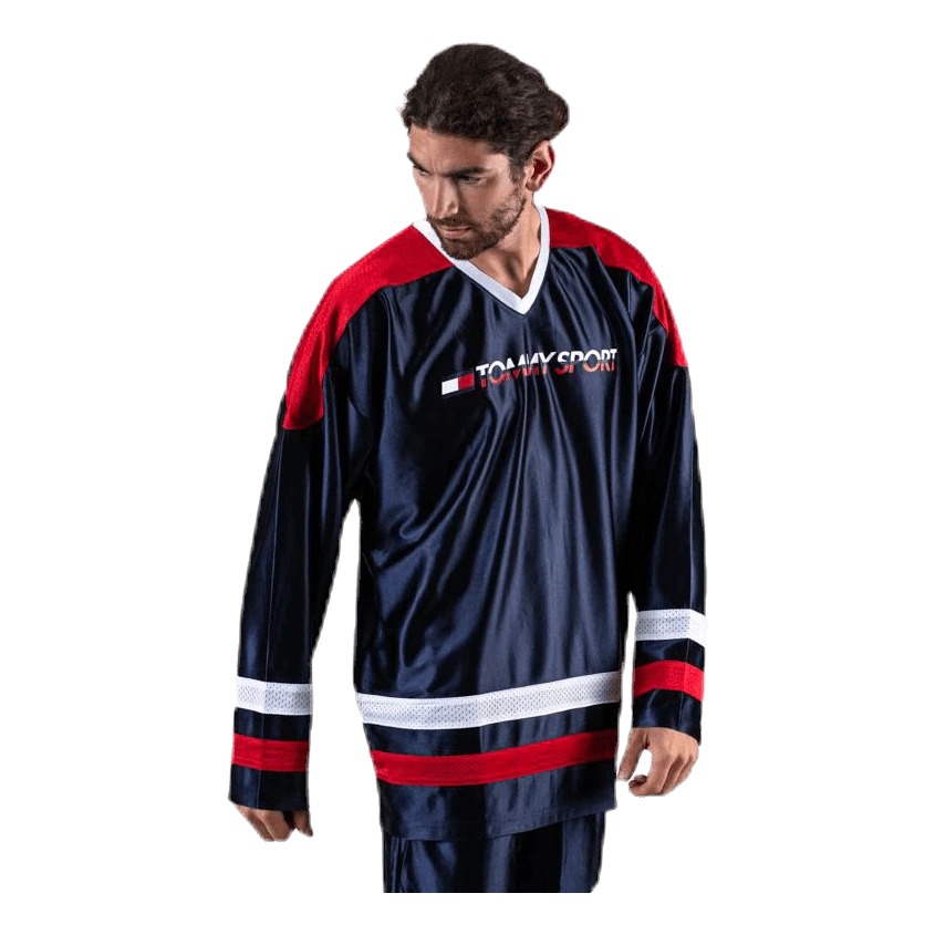 Block Longsleeve Logo Tee Blue 3 Block Longsleeve Logo Tee Blue