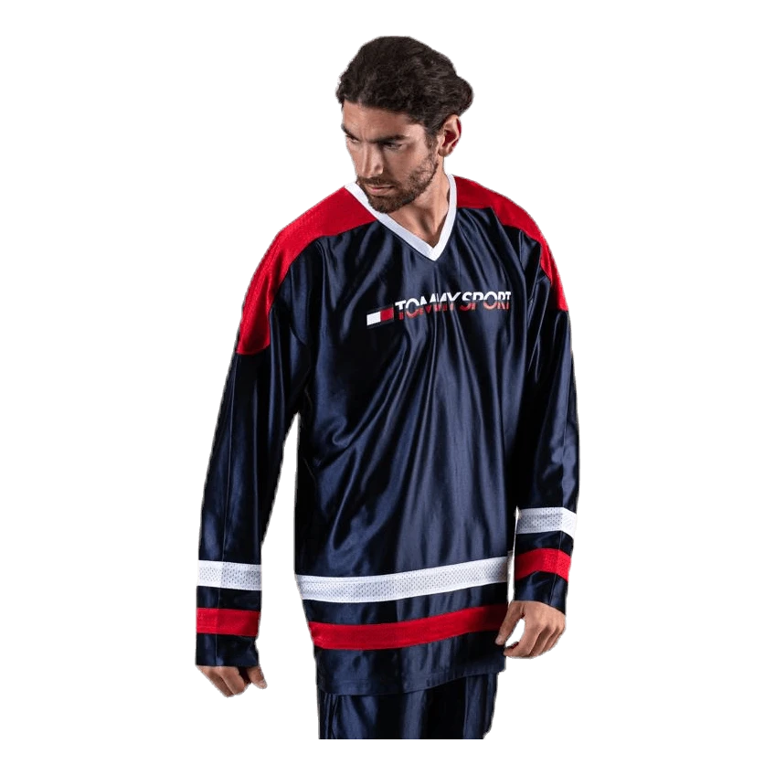 Block Longsleeve Logo Tee Blue 5 Block Longsleeve Logo Tee Blue - Image 3