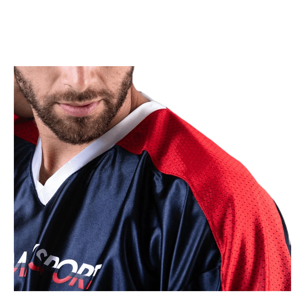 Block Longsleeve Logo Tee Blue 7 Block Longsleeve Logo Tee Blue - Image 5