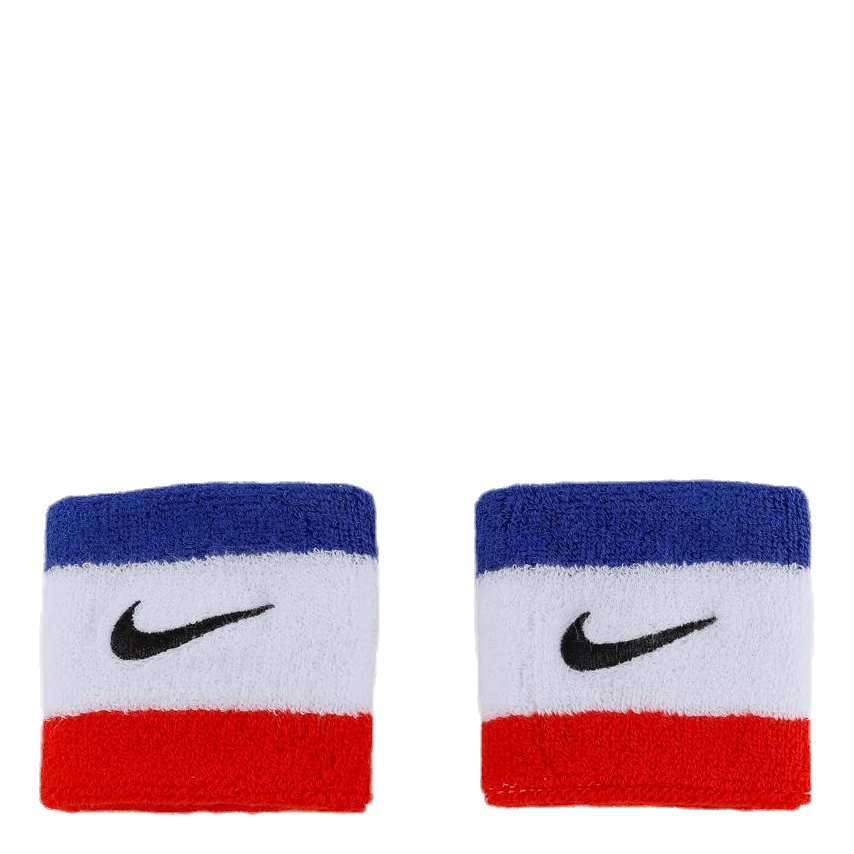 Swoosh Wristbands Black/Red 3 Swoosh Wristbands Black/Red