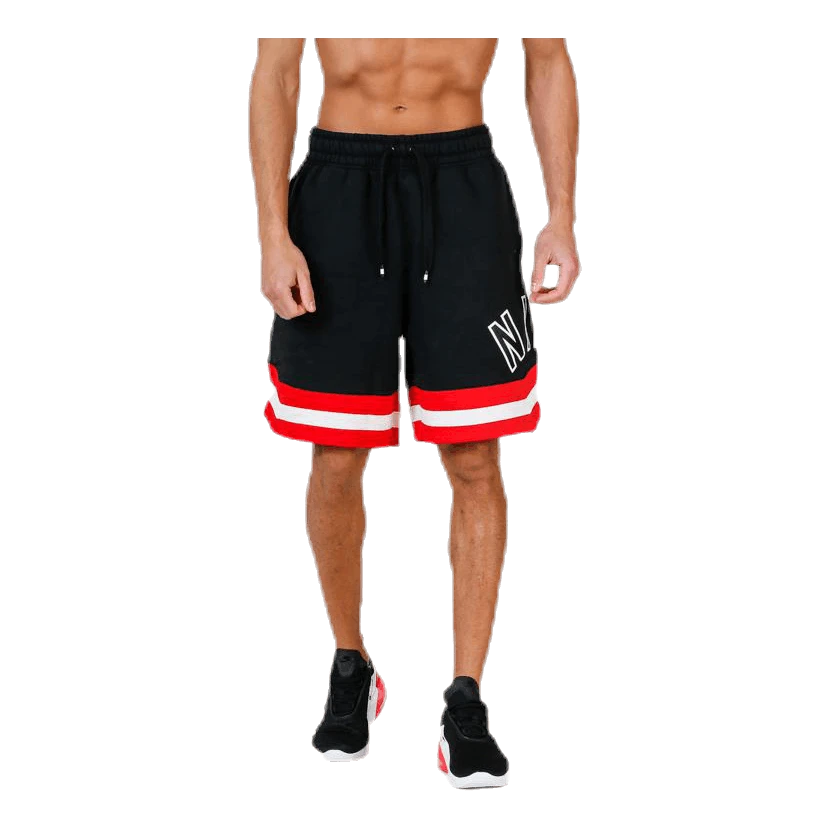 Nike Air Short Fleece Black/Red 3 Nike Air Short Fleece Black/Red