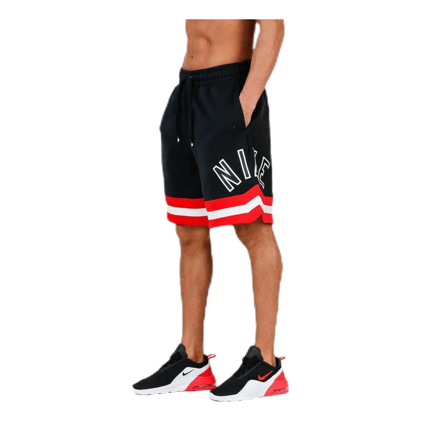 Nike Air Short Fleece Black/Red 6 Nike Air Short Fleece Black/Red - Image 4