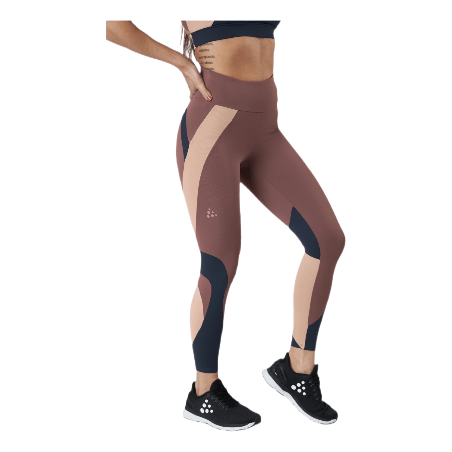 Craft Flow Blocked Tights Purple 4 Craft Flow Blocked Tights Purple - Image 2