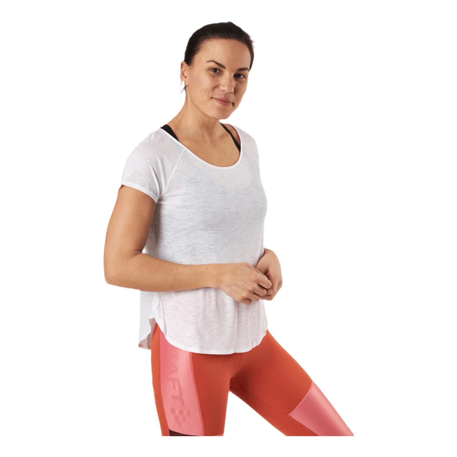 Craft Core Charge Cross Back Tee White 4 Craft Core Charge Cross Back Tee White - Image 2