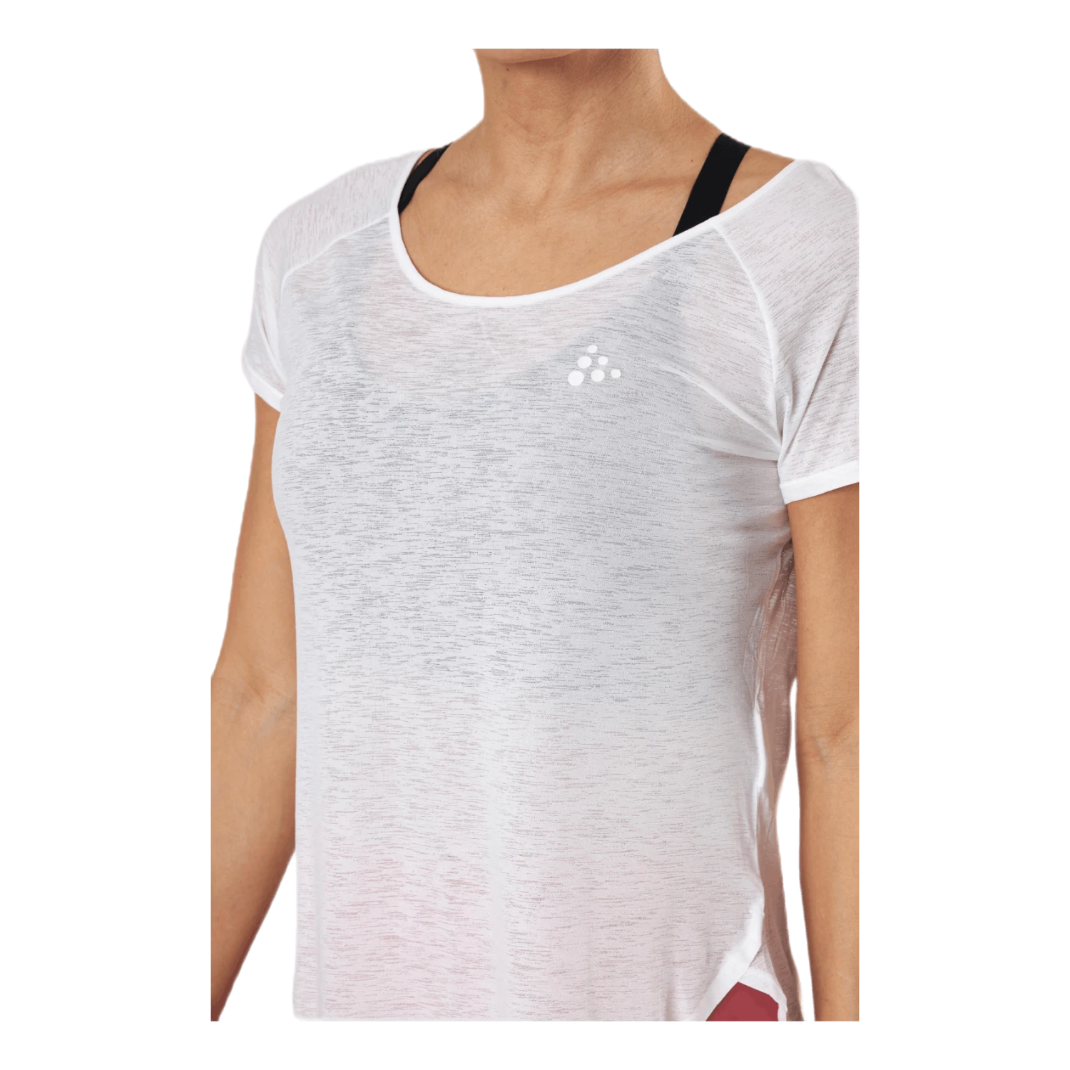 Craft Core Charge Cross Back Tee White 6 Craft Core Charge Cross Back Tee White - Image 4