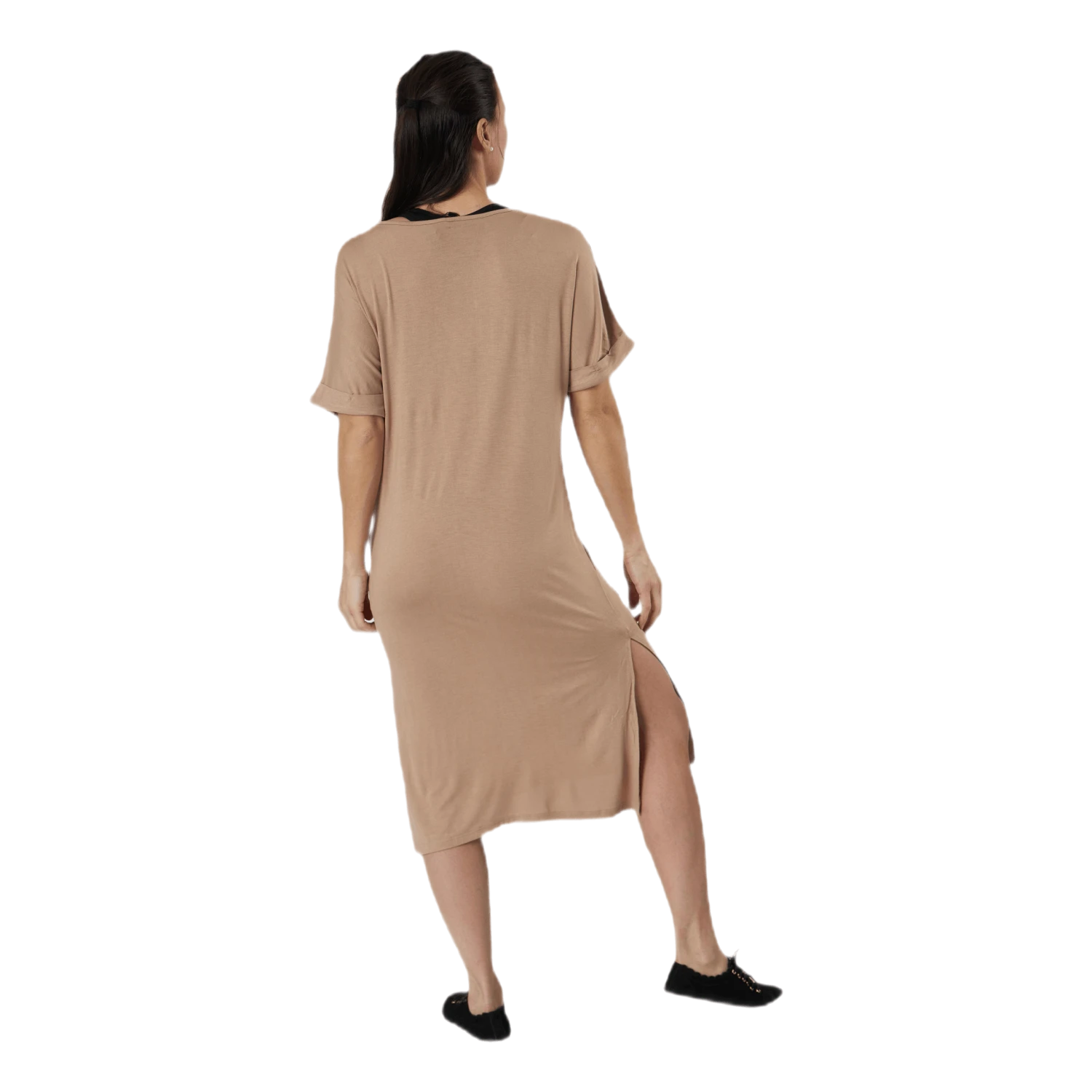 Pieces Neora Ss Fold Up Dress Beige 5 Pieces Neora Ss Fold Up Dress Beige - Image 3