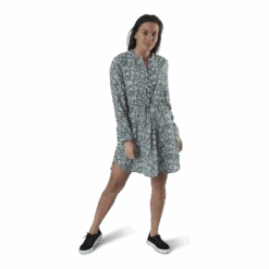 ONLY Cory L/S V-Neck Tunic Wvn Blue