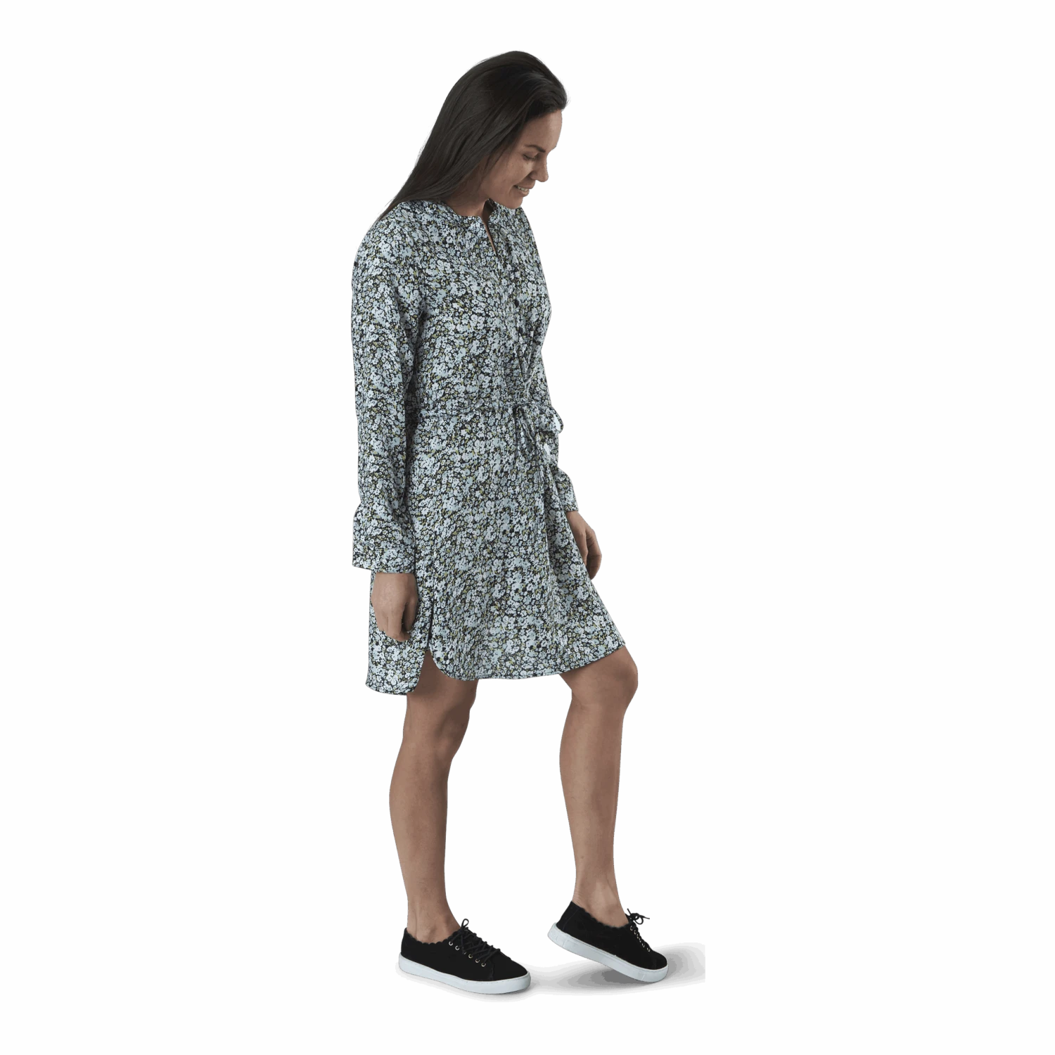 ONLY Cory L/S V-Neck Tunic Wvn Blue 4 ONLY Cory L/S V-Neck Tunic Wvn Blue - Image 2