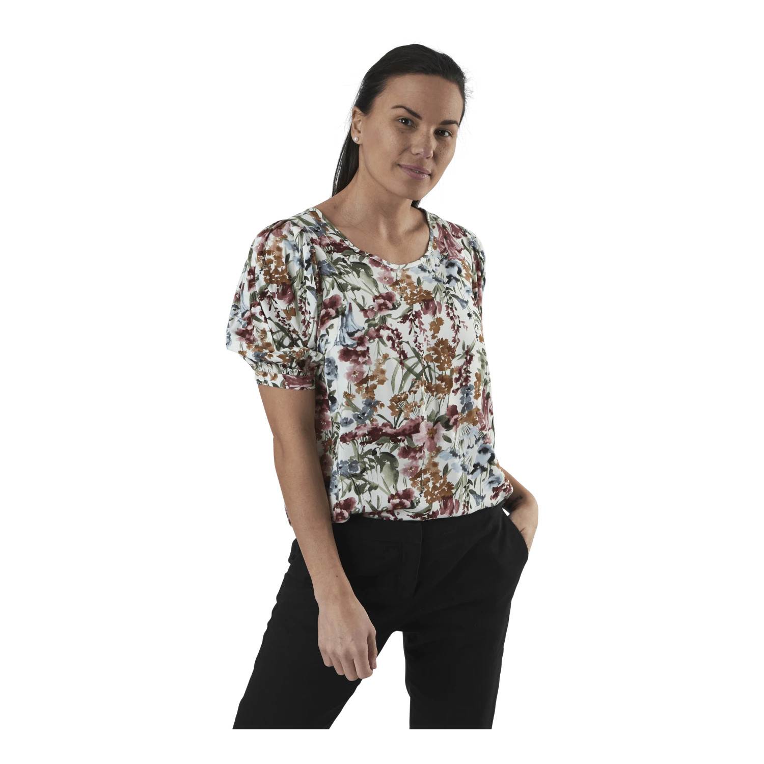 ONLY Karma Life 2/4 Aop Top Wvn White 3 ONLY Karma Life 2/4 Aop Top Wvn White