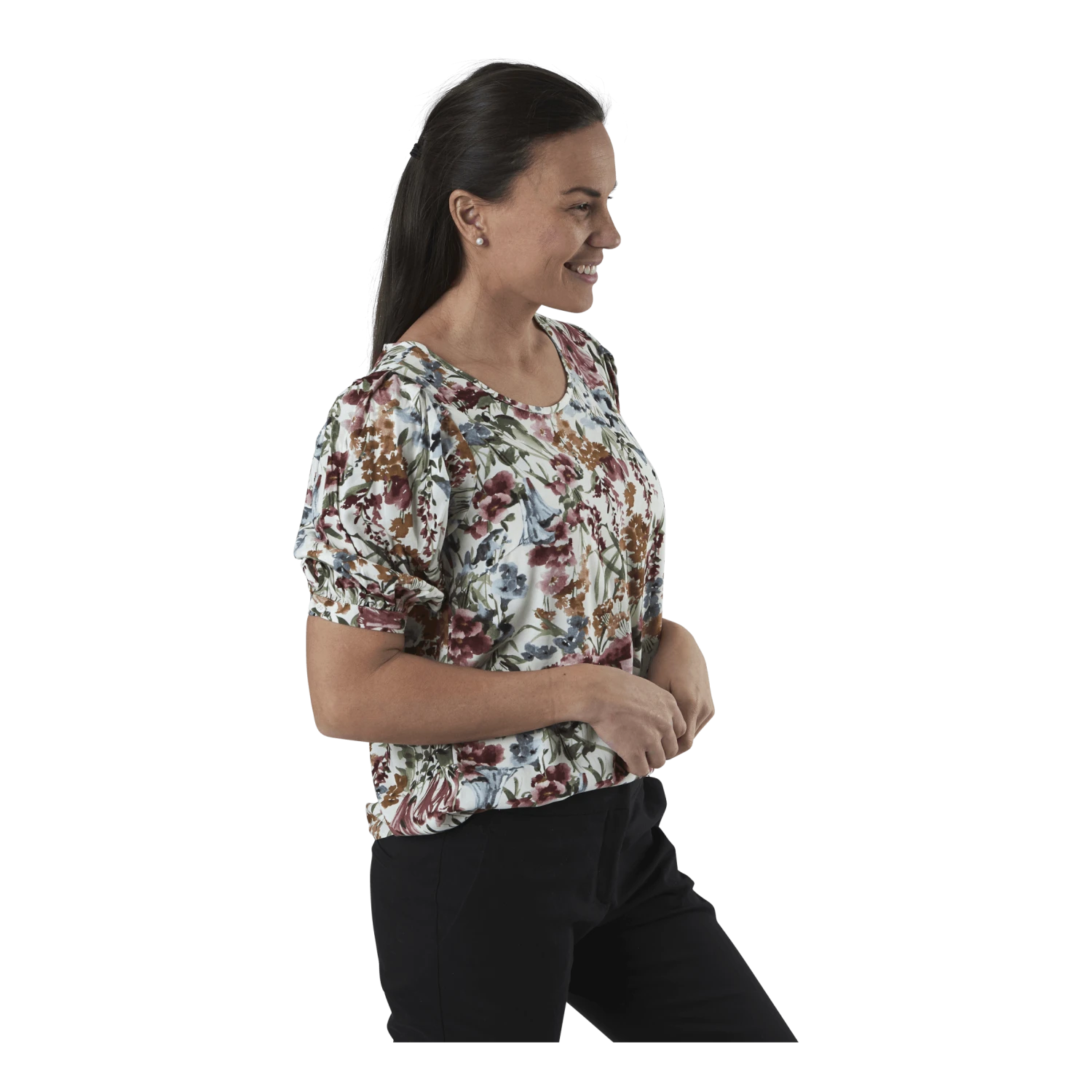 ONLY Karma Life 2/4 Aop Top Wvn White 4 ONLY Karma Life 2/4 Aop Top Wvn White - Image 2