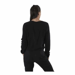 ONLY Nina Life L/S Tie Shirt Wvn Black -BJØRN BORG kauppa 90086 54 003