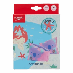 Speedo Disney Printed Armbands Junior Pink