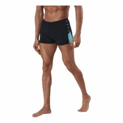 Speedo Boom Logo Splice Aquashort Blue/Black