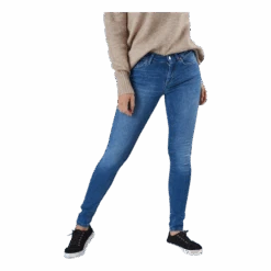 ONLY Blush Life Mid Skinny Blue