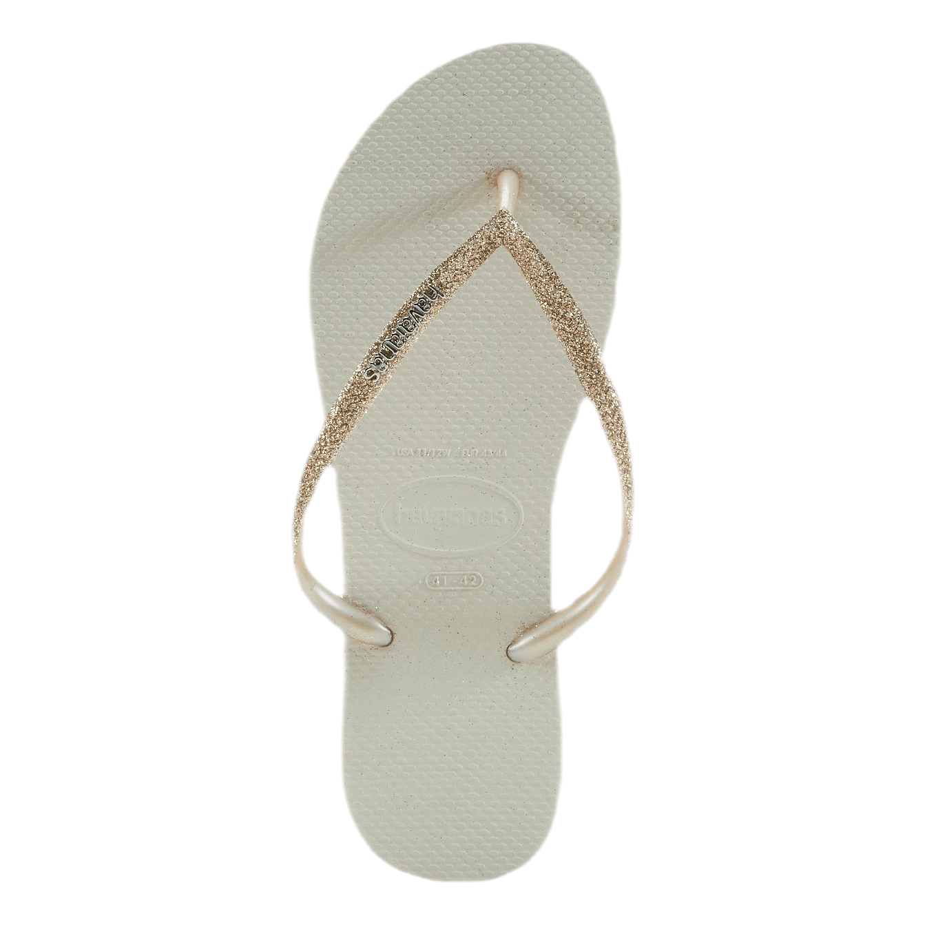 Havaianas Slim Glitter II Beige 7 Havaianas Slim Glitter II Beige - Image 5
