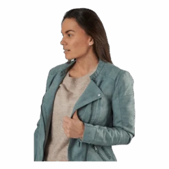 ONLY Ava Faux Leather Biker Otw Green 10 ONLY Ava Faux Leather Biker Otw Green -BJØRN BORG kauppa 90093 33 004