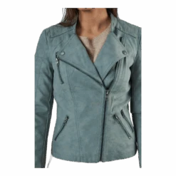 ONLY Ava Faux Leather Biker Otw Green 11 ONLY Ava Faux Leather Biker Otw Green -BJØRN BORG kauppa 90093 33 005