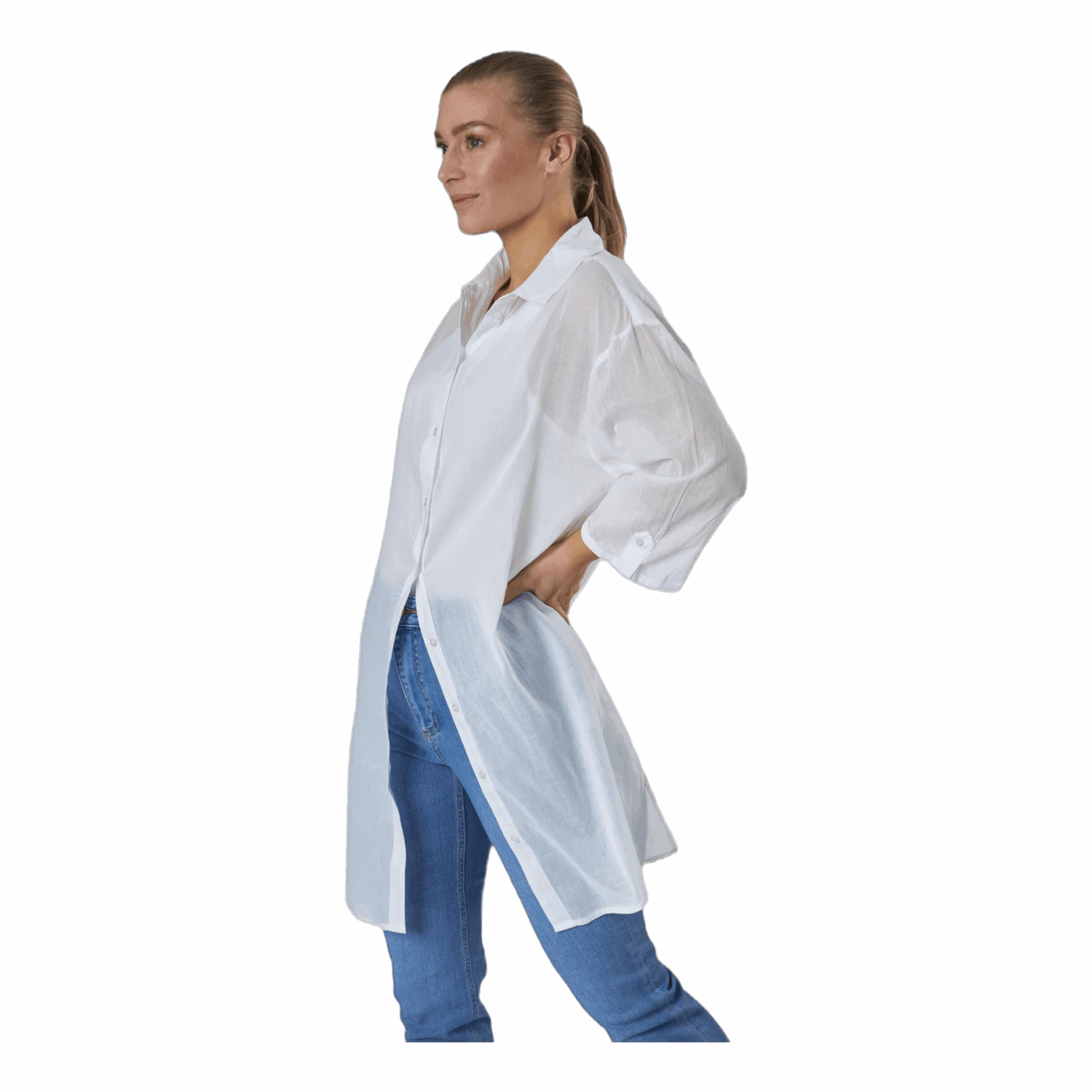 Pieces Gudde 3/4 Shirt Sww Bc White 4 Pieces Gudde 3/4 Shirt Sww Bc White - Image 2