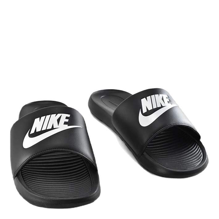 Nike Victori One Men's Slides BLACK/WHITE-BLACK 6 Nike Victori One Men's Slides BLACK/WHITE-BLACK - Image 4