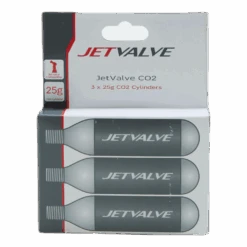 Weldtite Jetvalve CO2 Cylinders 3p Black