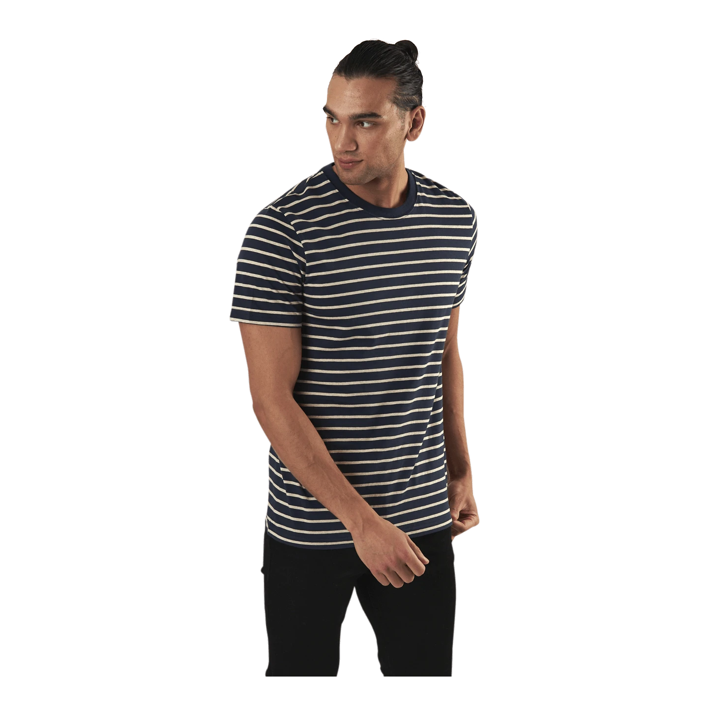 Jack & Jones Striped Tee Ss Crew Neck Blue 5 Jack & Jones Striped Tee Ss Crew Neck Blue - Image 3