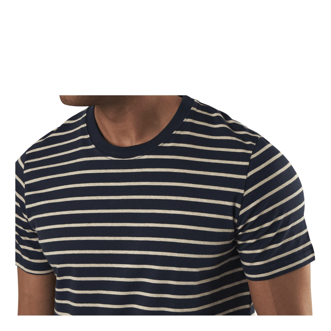 Jack & Jones Striped Tee Ss Crew Neck Blue 4 Jack & Jones Striped Tee Ss Crew Neck Blue - Image 2