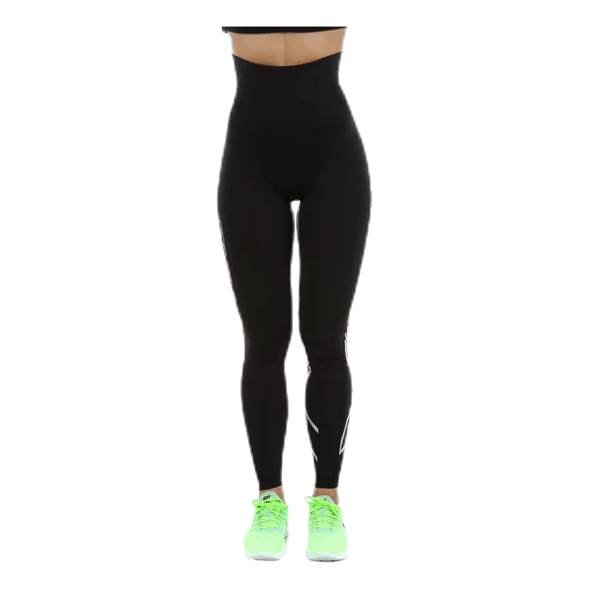 2XU Postnatal Maternity Comp Tights Black/Silver 4 2XU Postnatal Maternity Comp Tights Black/Silver - Image 2