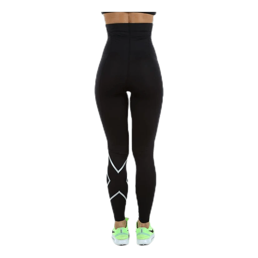 2XU Postnatal Maternity Comp Tights Black/Silver 5 2XU Postnatal Maternity Comp Tights Black/Silver - Image 3