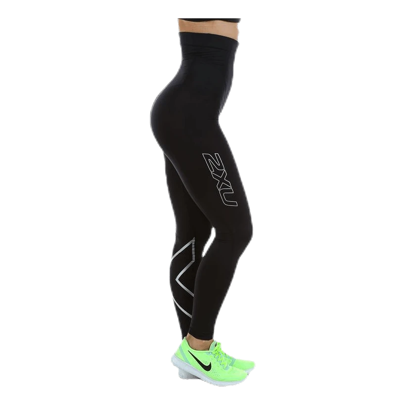2XU Postnatal Maternity Comp Tights Black/Silver 6 2XU Postnatal Maternity Comp Tights Black/Silver - Image 4