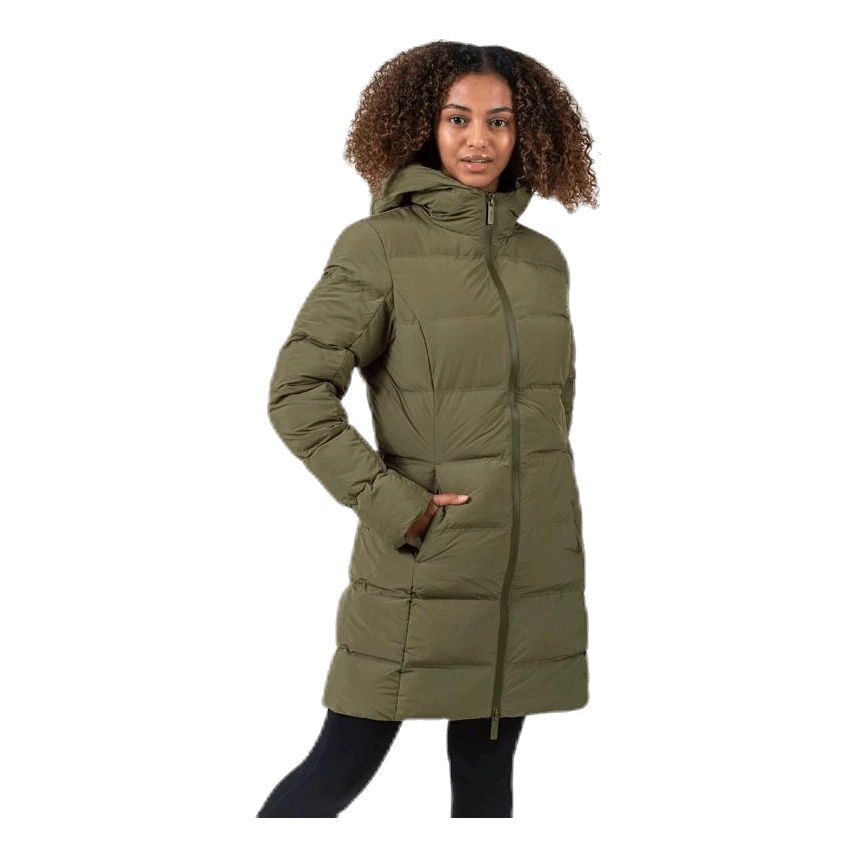 2XU Transit Insulation Longline Jacket Green 3 2XU Transit Insulation Longline Jacket Green