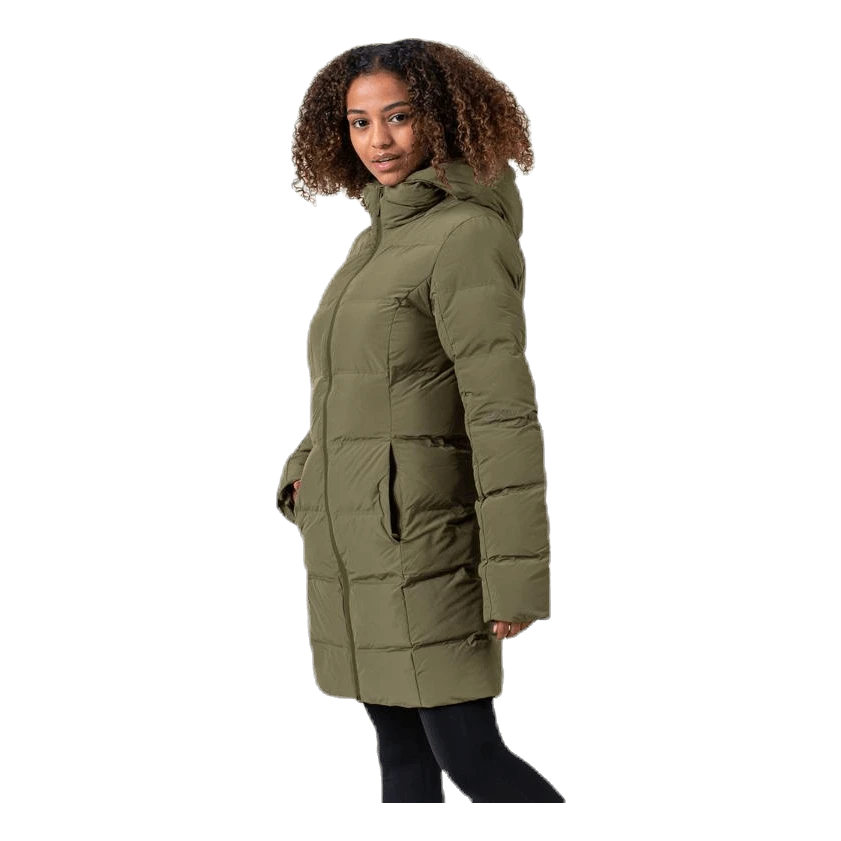 2XU Transit Insulation Longline Jacket Green 4 2XU Transit Insulation Longline Jacket Green - Image 2