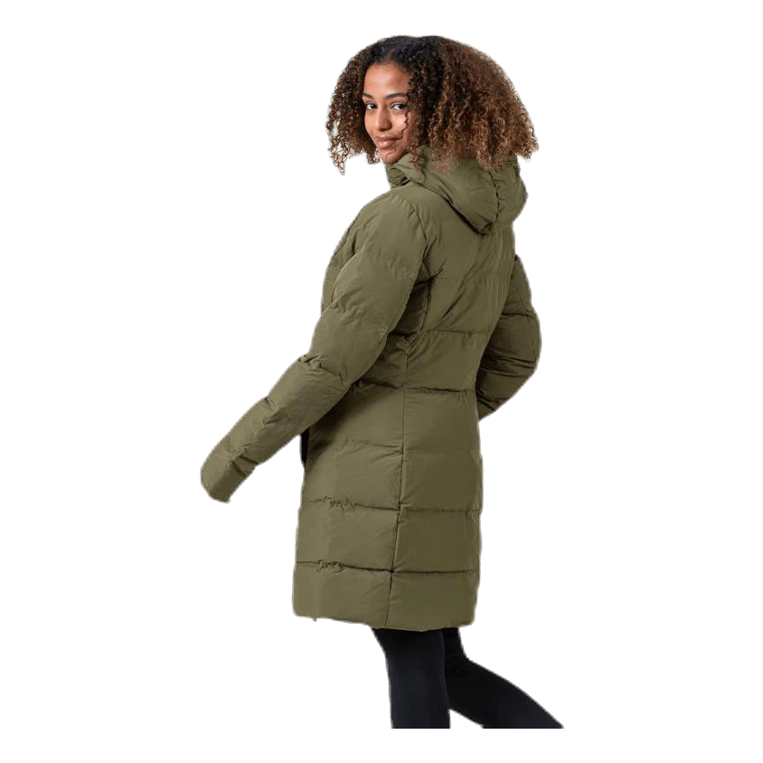 2XU Transit Insulation Longline Jacket Green 5 2XU Transit Insulation Longline Jacket Green - Image 3