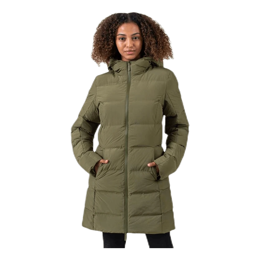 2XU Transit Insulation Longline Jacket Green 7 2XU Transit Insulation Longline Jacket Green - Image 5