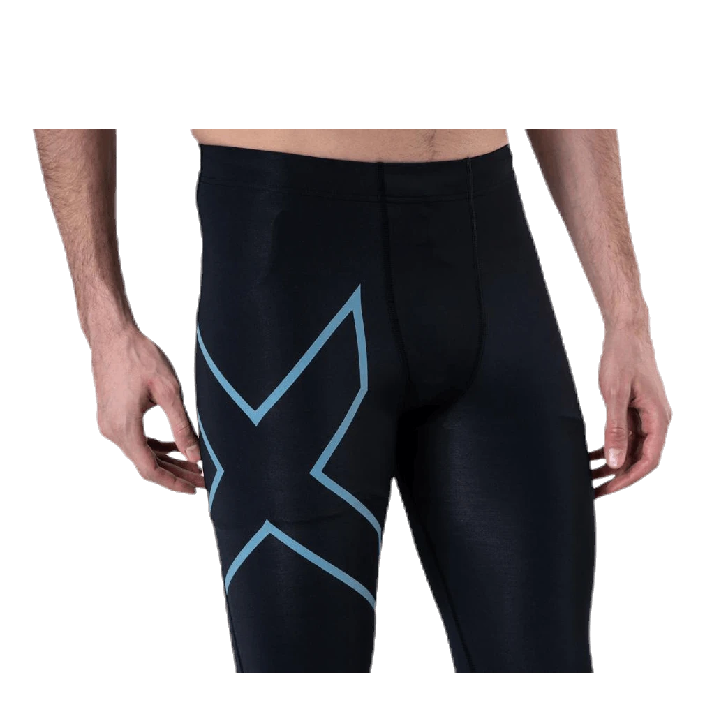 2XU Run Dash Compr Tights Blue/Black 8 2XU Run Dash Compr Tights Blue/Black - Image 6