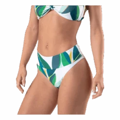 Rip Curl Palm Bay High Waist Cheeky White