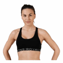 Mons Royale Sierra Sports Bra Black