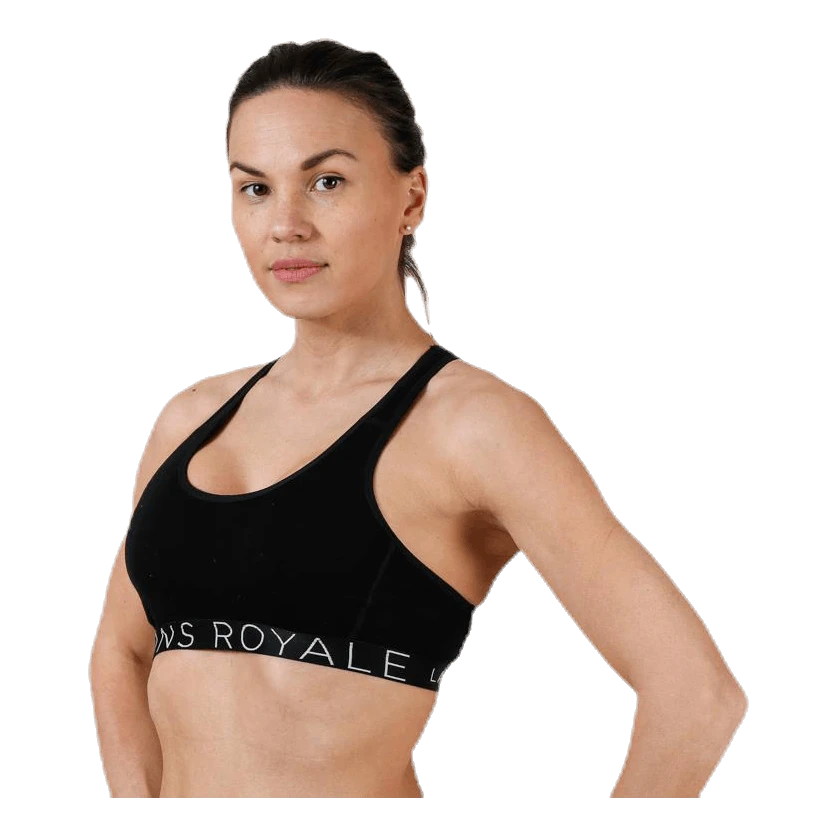 Mons Royale Sierra Sports Bra Black 5 Mons Royale Sierra Sports Bra Black - Image 3