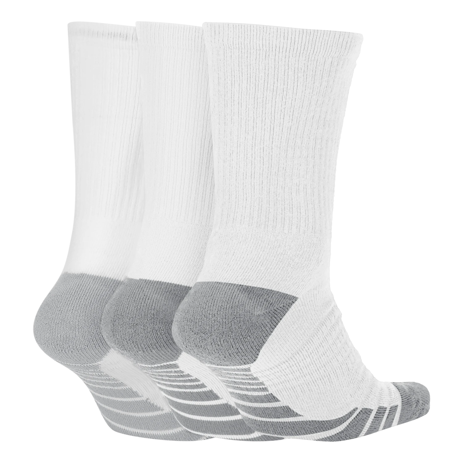 Nike Everyday Max Cushioned Training Crew Socks (3 Pairs) WHITE/WOLF GREY/BLACK 4 Nike Everyday Max Cushioned Training Crew Socks (3 Pairs) WHITE/WOLF GREY/BLACK - Image 2