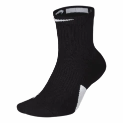 Nike Elite Mid Basketball Socks BLACK/WHITE/WHITE